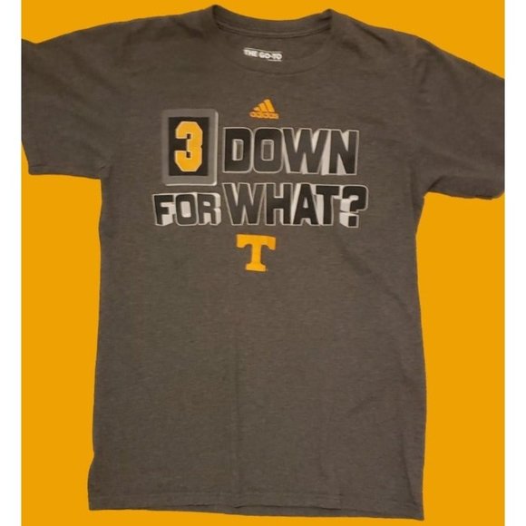 UT University of Tennessee Vols 3 Down for What Football Shirt Men's Small - Picture 1 of 3
